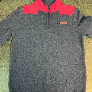 Girls Large 14 Vineyard Vines Shep Shirt Blue and Pink